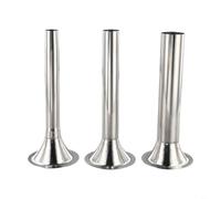 Elegante e funzionale set di 3 imbuto in acciaio inox progettato specificamente per tritacarne taglia 5