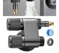 Elegante e funzionale spruzzatore bidet valvola a doppio controllo grigio 1In2Ou