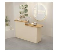 Elegante e moderna scrivania per reception, elegante tavolo anteriore per ufficio e ospitalità, 90 x 50 cm (lunghezza x larghezza), ideale per eleganti ingressi aziendali