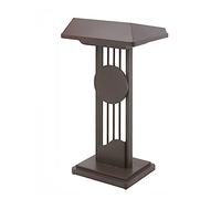Elegante e moderno supporto per podio in acciaio inox per matrimoni, uffici e aule, leggio durevole per presentazioni, discorsi, conferenze e ristoranti, attrezzatura di qualità professionale