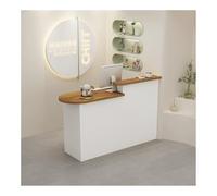 Elegante e moderno tavolo da reception - elegante tavolo da banco per ufficio per ospitalità e affari, lunghezza 80 x larghezza 50 cm, ideale per aree di ricevimento professionale