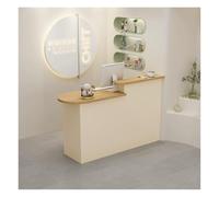 Elegante e moderno tavolo da reception - elegante tavolo da scrivania per ufficio e ospitalità, lunghezza 110 x larghezza 50 cm, ideale per ricevimenti aziendali, aree d'attesa e hotel