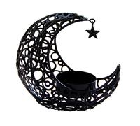 Elegante e pratico portacandele a forma di luna per prevenzione incidenti