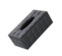 Elegante e robusto contenitore per fazzoletti in pelle PU adatto a vari stili domestici che offre facile accesso e pulizia scatola per fazzoletti in pelle PU