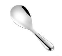 Elegante e robusto cucchiaio per riso in acciaio inox con proprietà non per servizio alimentare senza sforzo (A)