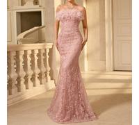Elegante e sexy abito da sera dritto con design floreale 3D in perle, adatto per feste di compleanno, cerimonie di laurea, feste di inizio anno scolastico, San Valentino e raduni quotidiani L,M,S,XSPi