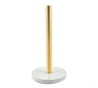 Elegante e verticale portarotolo, supporto multifunzionale in metallo marmo (stile)