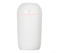 Elegante ed efficace, questo mini umidificatore compatto alimentato tramite USB offre una generosa capacità di 420 ml e un ambiente delicato (bianco)