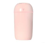 Elegante ed efficace, questo mini umidificatore compatto alimentato tramite USB offre una generosa capacità di 420 ml e un ambiente delicato (rosa)