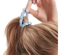 Elegante elastico per capelli in morbida seta per donne elastico coda di cavallo accessorio comodo per varie acconciature
