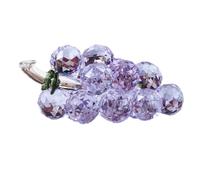 Elegante elemento decorativo fatto a mano per cristallo accento uva per casa