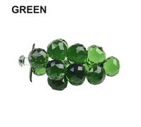 Elegante elemento decorativo fatto a mano per cristallo accento uva per casa