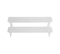 Elegante espositore in acrilico a 25 strati per profumi, gioielli e oggetti da collezione, comodo e rimovibile (2 strati 29 cm)