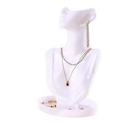Elegante espositore per gioielli da donna, a forma di manichino, espositore per orecchini, anelli
