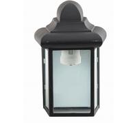 Elegante Esterni Nero H:56cm Rustico E27 Johna Lampada da Parete Giardino Casa