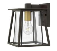 Elegante Esterno Lampada da Parete Vetro Alluminio Moderno Design Luci Casa