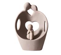 Elegante famiglia di tre statue, statuetta artistica astratta per decorare la casa, perfetta per soggiorno, ufficio, sala da pranzo, tavolo e camera da letto, scultura senza tempo della felicità