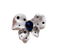 Elegante farfalla strass pin robusta lega artigianale per anniversario di matrimonio festa di Natale abiti unici gioielli farfalla per le donne, Misura unica, come descritto