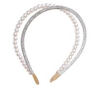 Elegante fascia di perle per le donne per capelli dichiarazioni cosplay fascia copricapo festa per evento ballo e usura quotidiana