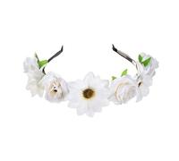 Elegante fascia per capelli con fiore simulazione ghirlande di fiori per festival musicali da indossare tutti i giorni puntelli per feste