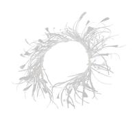 Elegante fascia per capelli con piume per donne francesi nappe di cristallo fascia per capelli matrimonio sposa musica festival Hairhoop cristallo matrimonio