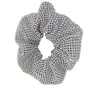 Elegante fascia per capelli regolabile con strass per coda di cavallo, per varie occasioni