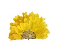 Elegante fascia piumata scintillante con paillettes copricapo per donne varie feste matrimoni e spettacoli culturali copricapo piumato