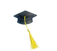 Elegante fermaglio per capelli a forma di cappello da laurea con nappe fluenti, divertente accessorio per foto di laurea, per ragazze e donne, forcine per capelli non sposate