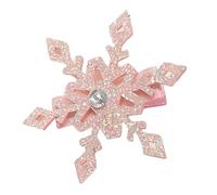 Elegante fermaglio per capelli a forma di fiocco di neve con cristalli, per balletcore, mazzi di capelli, elegante e scintillante, accessorio per foto