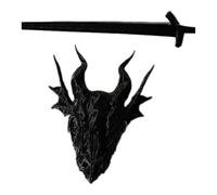 Elegante fermaglio per capelli a forma di testa di drago, resistente e anticato, per eventi a tema Halloween e mascherate, accessorio per capelli da indossare tutti i giorni