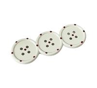 Elegante fermaglio per capelli a triplo puntino con dettaglio a bottone antiscivolo design per donne ragazze accessori moda di ispirazione coreana fermaglio per capelli a triplo punto