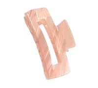 Elegante fermaglio per capelli con design a righe color caramella oversize clip per acconciature fini uso quotidiano clip forte presa per donne