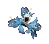 Elegante fermaglio per capelli con fiore alla moda per donne che cercano uno stile e un look naturale accessorio per capelli da donna