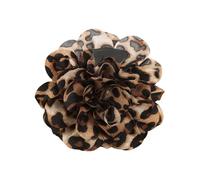 Elegante fermaglio per capelli con fiore di leopardo, delicato sul morsetto regolabile, per feste e uso quotidiano, comodo supporto per capelli