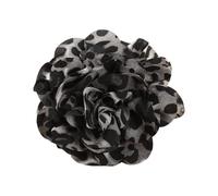 Elegante fermaglio per capelli con fiore di leopardo, delicato sul morsetto regolabile, per feste e uso quotidiano, comodo supporto per capelli