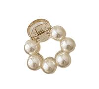 Elegante fermaglio per capelli da donna con perle artificiali, design elegante, per tutte le acconciature e varie occasioni