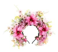 Elegante fermaglio per capelli fatto a mano con gigli, in tessuto robusto, accessorio alla moda per matrimoni e feste