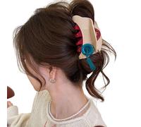 Elegante fermaglio per capelli in acrilico per donne alla moda fermagli per coda di cavallo sicuro per uso quotidiano e occasioni speciali