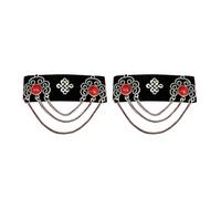 Elegante Fermaglio Per Capelli Mongolo Con Nappe E Strass Accento Per Le Donne Che Amano Gli Stili Etnici E Retrò