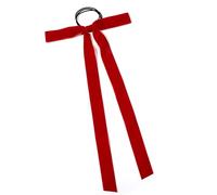 Elegante fiocco per capelli magri con lunghe nappe code di nastro elastico per capelli per donne e ragazze per abiti autunnali e invernali