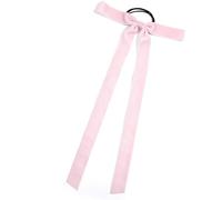 Elegante fiocco per capelli magri con lunghe nappe code di nastro elastico per capelli per donne e ragazze per abiti autunnali e invernali