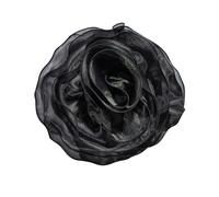 Elegante fiore corpetto Pin ornamento accattivante grande fiore spilla spilla delicato tessuto fiore spilla pin Accessoy, Metallo