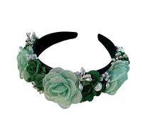 Elegante fiore grappolo copricapo prom compleanno fasce per capelli copricapo 3D fiore ghirlanda signora accessori per capelli