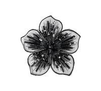 Elegante fiore ricamato applique fiore ripara bello adatto per gli appassionati di moda e designer presente tessuto in poliestere