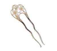 Elegante forcina per capelli con perle artificiali a forma di U, accessorio per lo styling per feste di nozze uso quotidiano