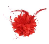 Elegante forcina per capelli con piume, accessorio per capelli da donna, adatto per occasioni di ballo e look vintage