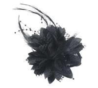 Elegante forcina per capelli con piume, accessorio per capelli da donna, adatto per occasioni di ballo e look vintage
