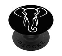 Elegante forma a elefante: potenza nella semplicità PopSockets PopGrip Adesivo