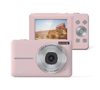 Elegante fotocamera per vlogger con sensore CMOS da 48 MP, zoom digitale 16x, punta e scatta: la tua compagna ideale per documentare la tua