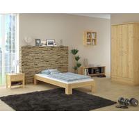 Elegante futon in Pino massello laccato 90x200 con doghe rigide 60.67-09